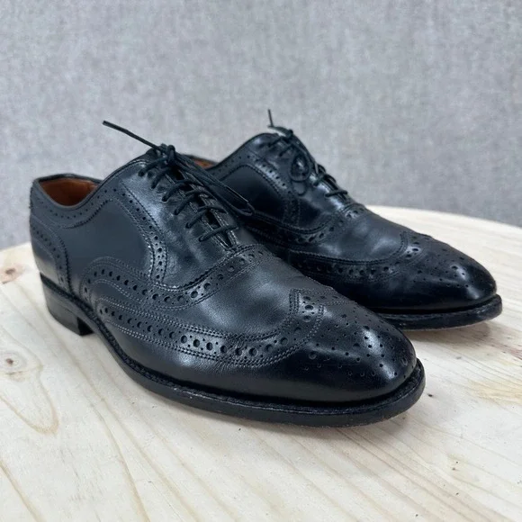 Allen Edmonds Fairhaven Leather Wingtip Brogue Oxford Dress Shoes Mens 8.5 D - Picture 9 of 15